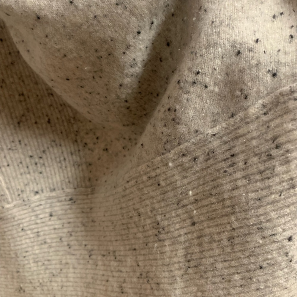 Nordstrom Signature Speckled Gray 100% Cashmere Women's Cardigan Cocoon Sweeter - Picture 9 of 16